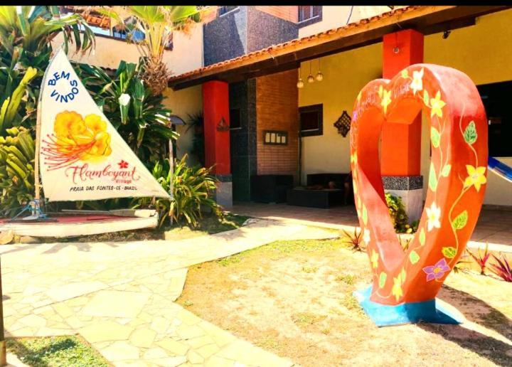 Pousada Flamboyant Village - Praia Das Fontes - 50Mt Da Gruta Mae D'Agua (Adults Only) Beberibe Zewnętrze zdjęcie